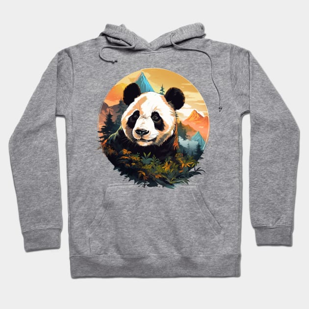 panda Hoodie by piratesnow